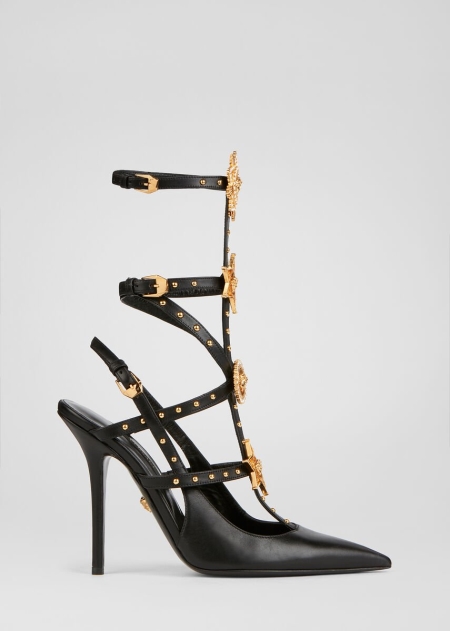 Versace Medusa Western Cage Pumps Dam - 486907VCT